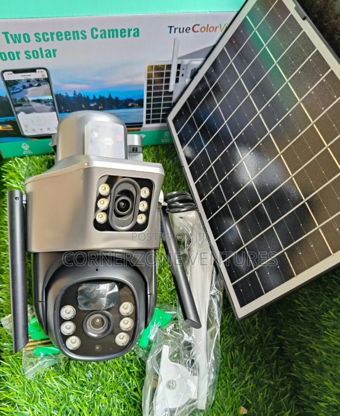 Dual Camera Solar Security Camera