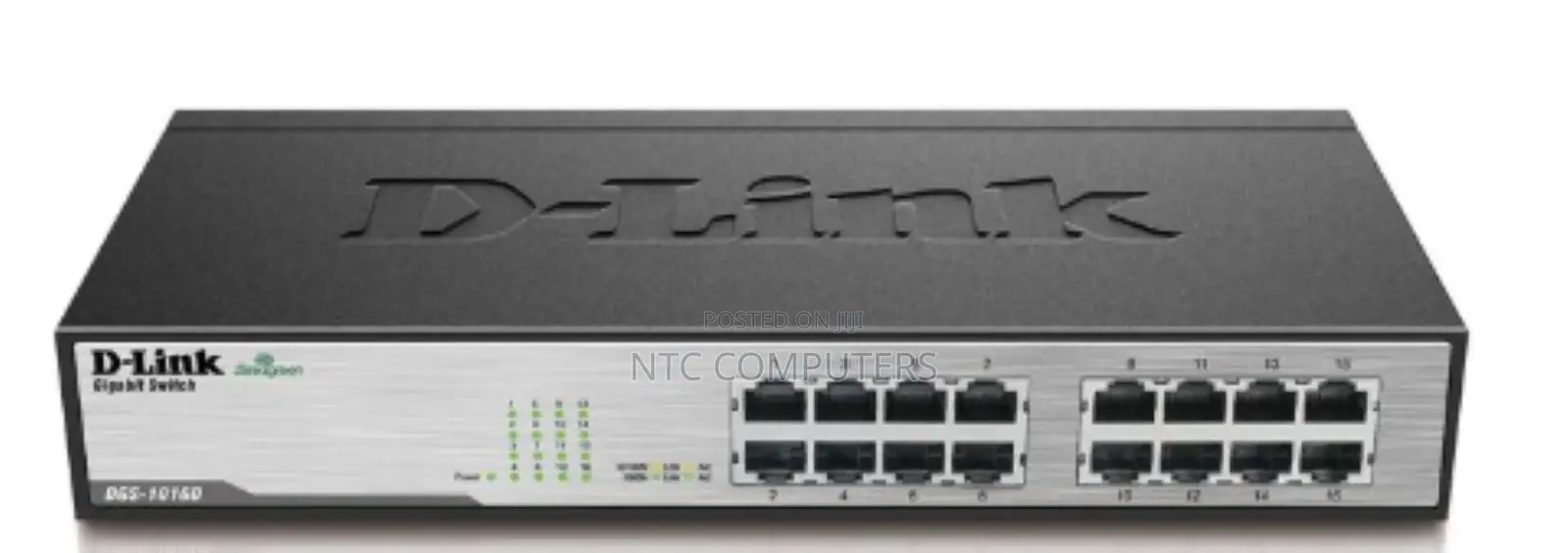 DGS-F1016 16-Portbase-T Unmanaged Gigabit Switch