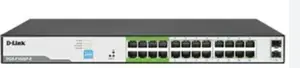 Dlink 26-Port Gigabit Poe Switch With 24 Poe+ Ports and 2sfpdgs-F1026p