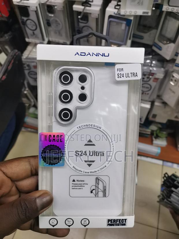 Encased Galaxy S24 Ultra Magsafe Transparent Case-White - main view