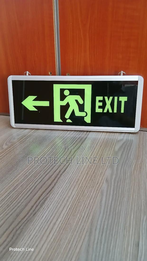 Double Sided Fire Exit Sign - thumbnail 3