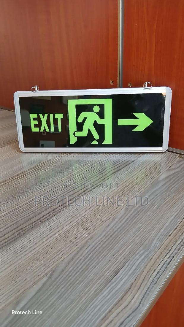 Double Sided Fire Exit Sign - thumbnail 4