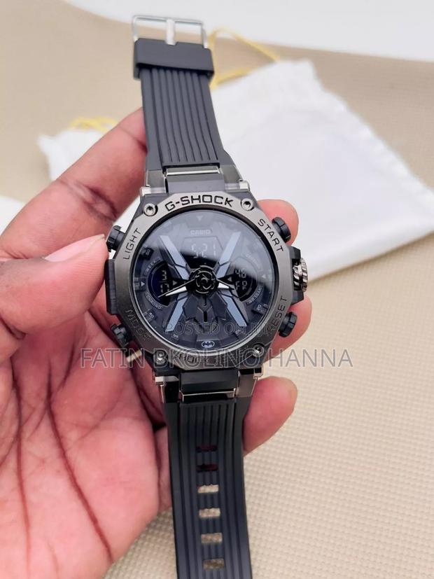 Plain Black G Shock Watch - main view