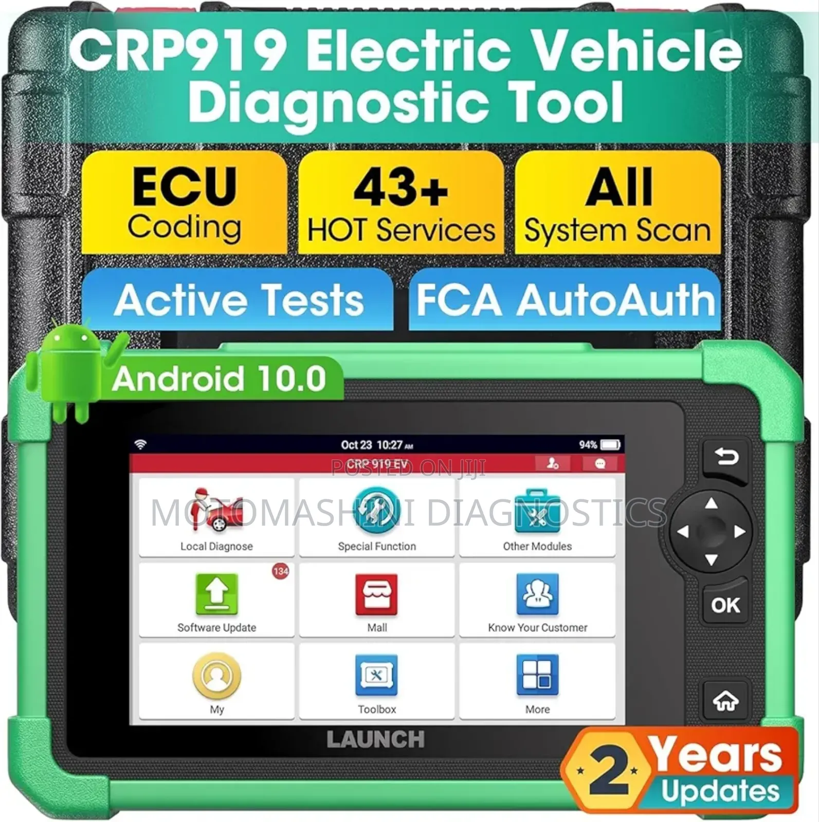 Launch Crp919-Ev Electric Vehicle Special Diagnosis Machine