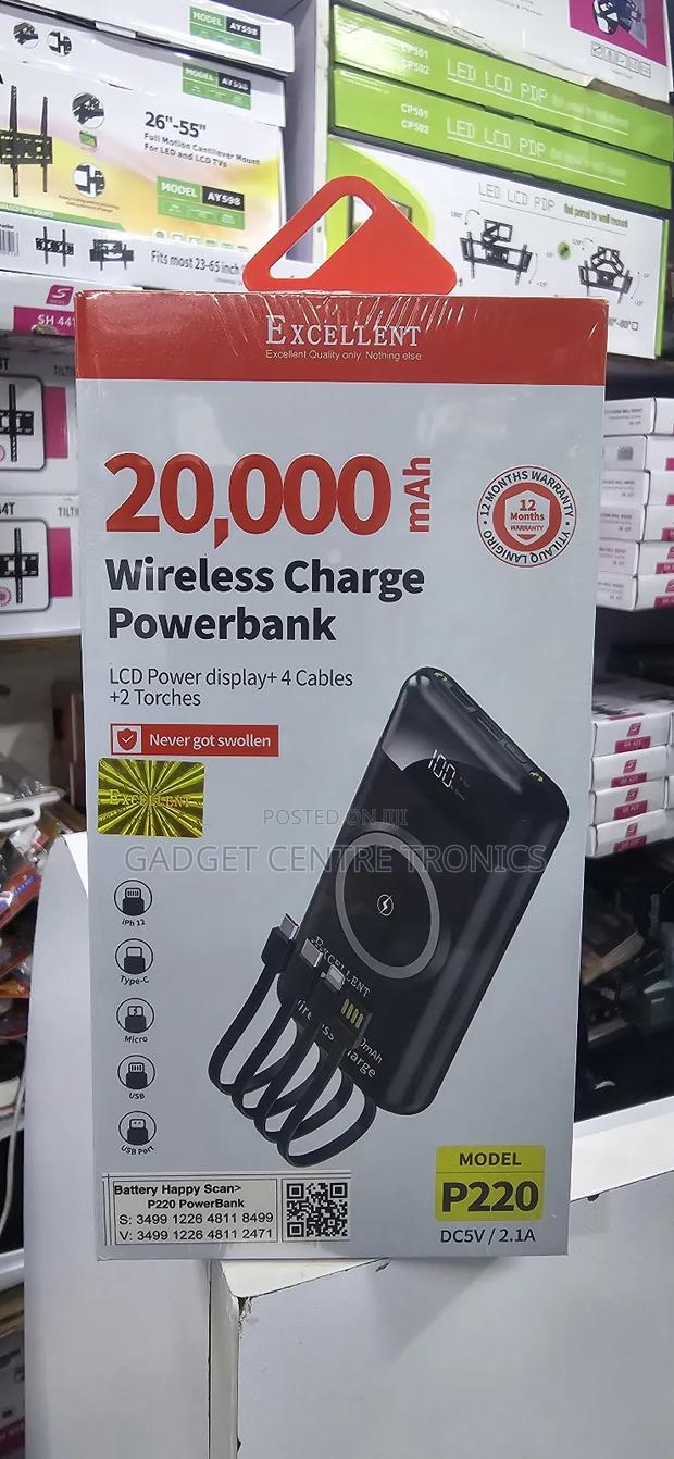 Wireless Magnetic 20000mah Power Bank - thumbnail 2