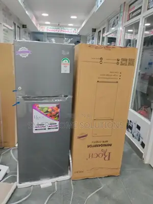 Roch 170 Litres Double Door Silver Refrigerator