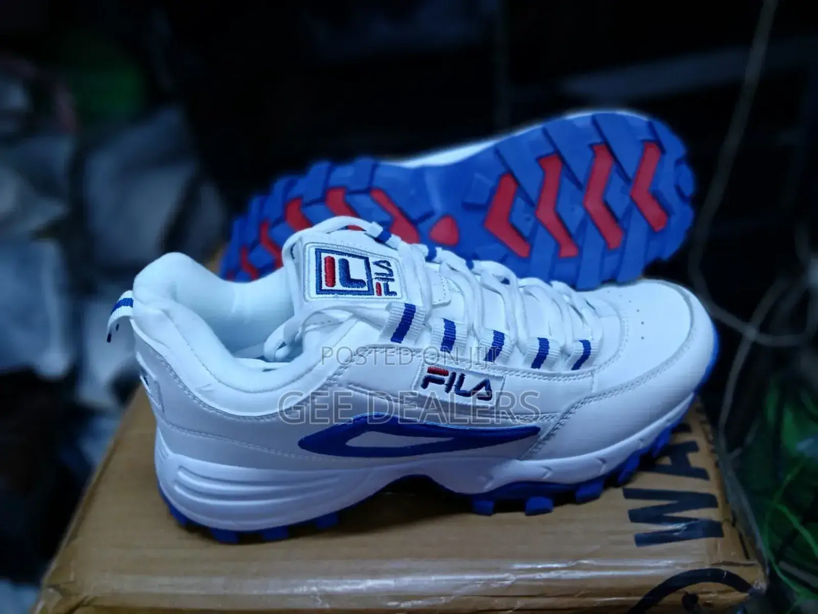 White Fila Sneakers, Men Fila Shoes