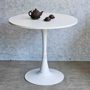 Coffee Table: Round Marble Tulip Coffee Table-80cm