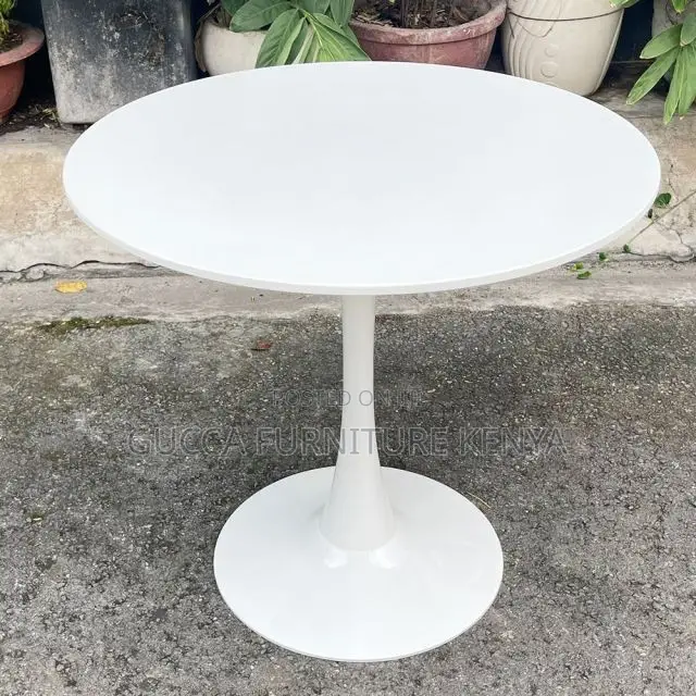Coffee Table: Round Marble Tulip Coffee Table-80cm