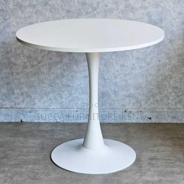 Coffee Table: Round Marble Tulip Coffee Table-80cm