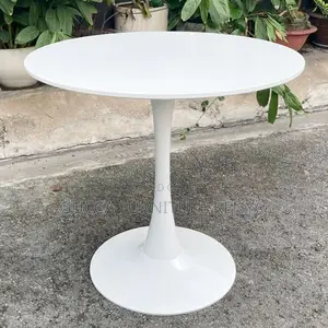 Coffee Table: Round Marble Tulip Coffee Table-80cm