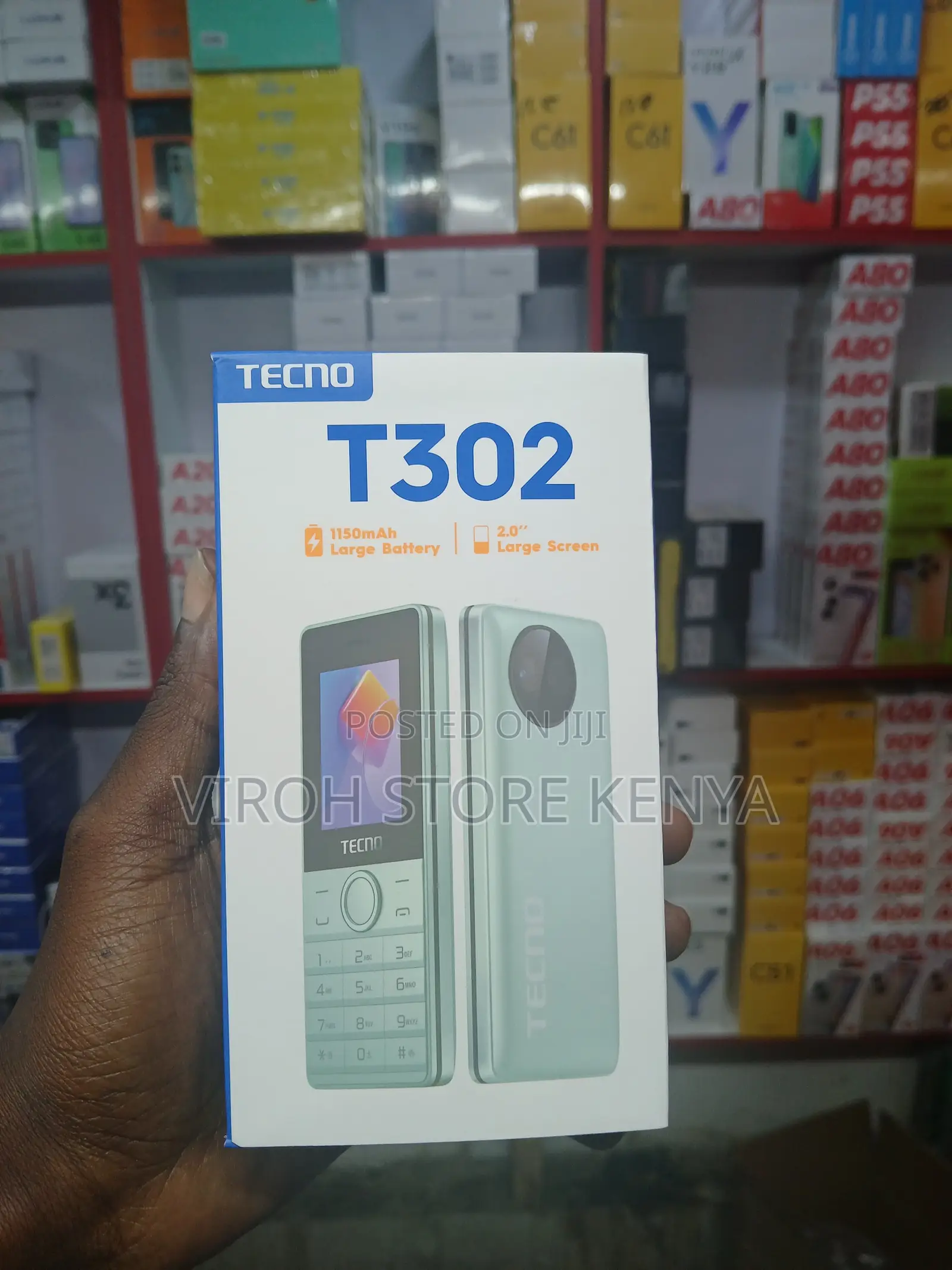 Tecno T302 Mobile Phone//Dual Sim//Memory Card Slot