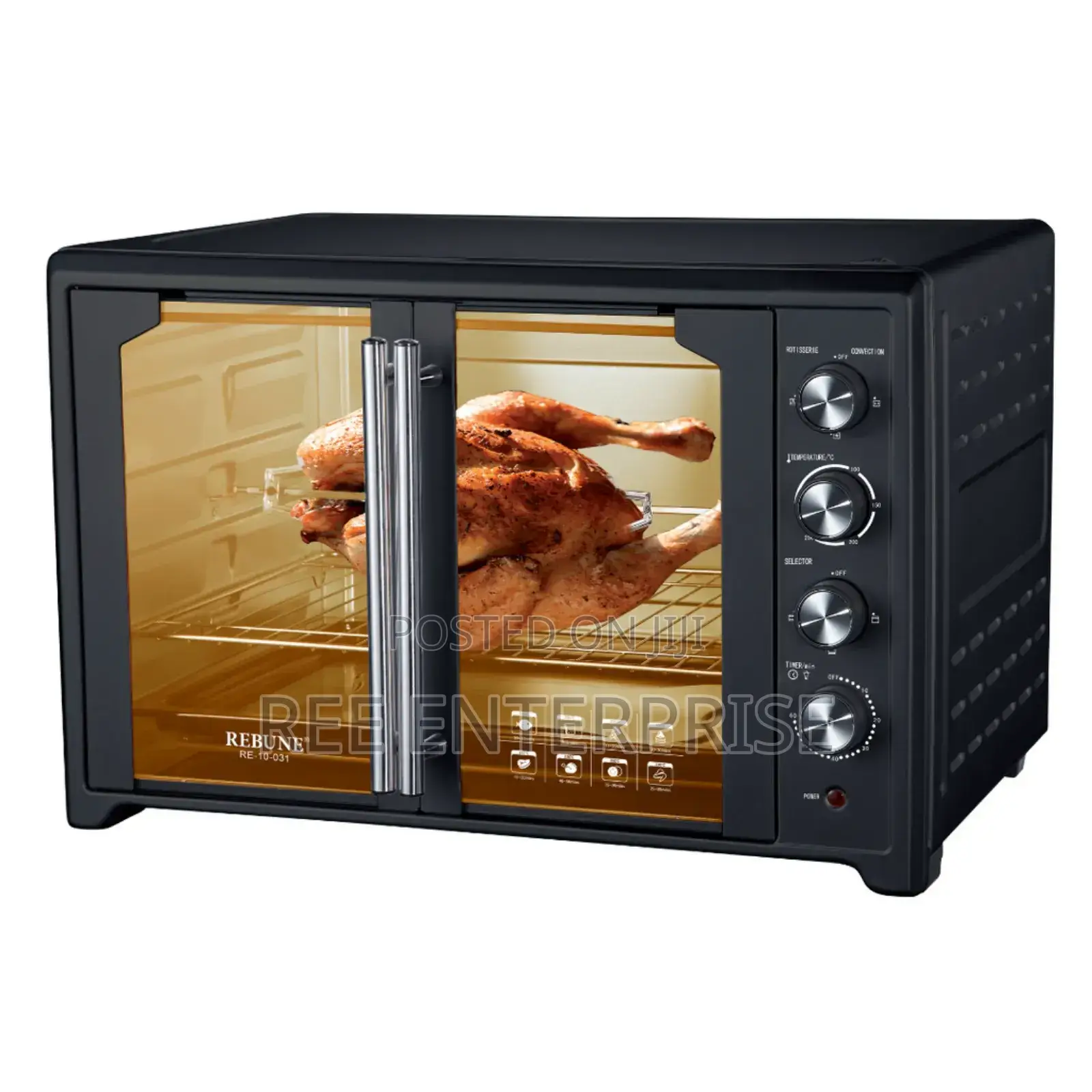 75 Litres Rebune Re-10-031 Commercial Double Door Oven