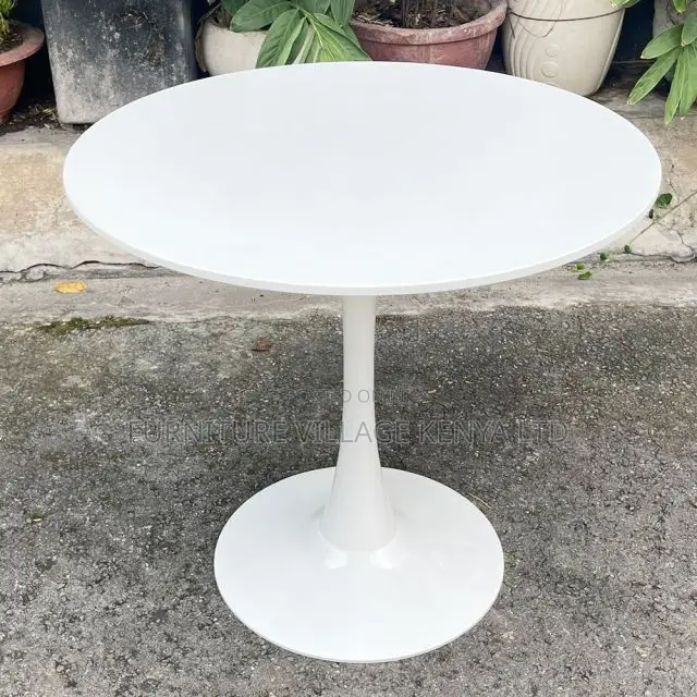Dining Table: Circular Pedestal Tulip Coffee Table – 80cm