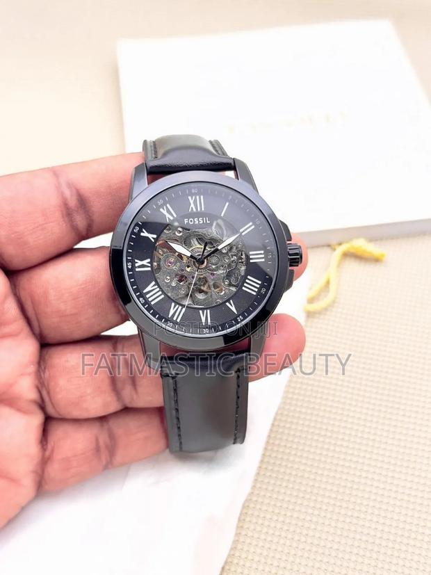 Black Fossil Automatic Watch - main view