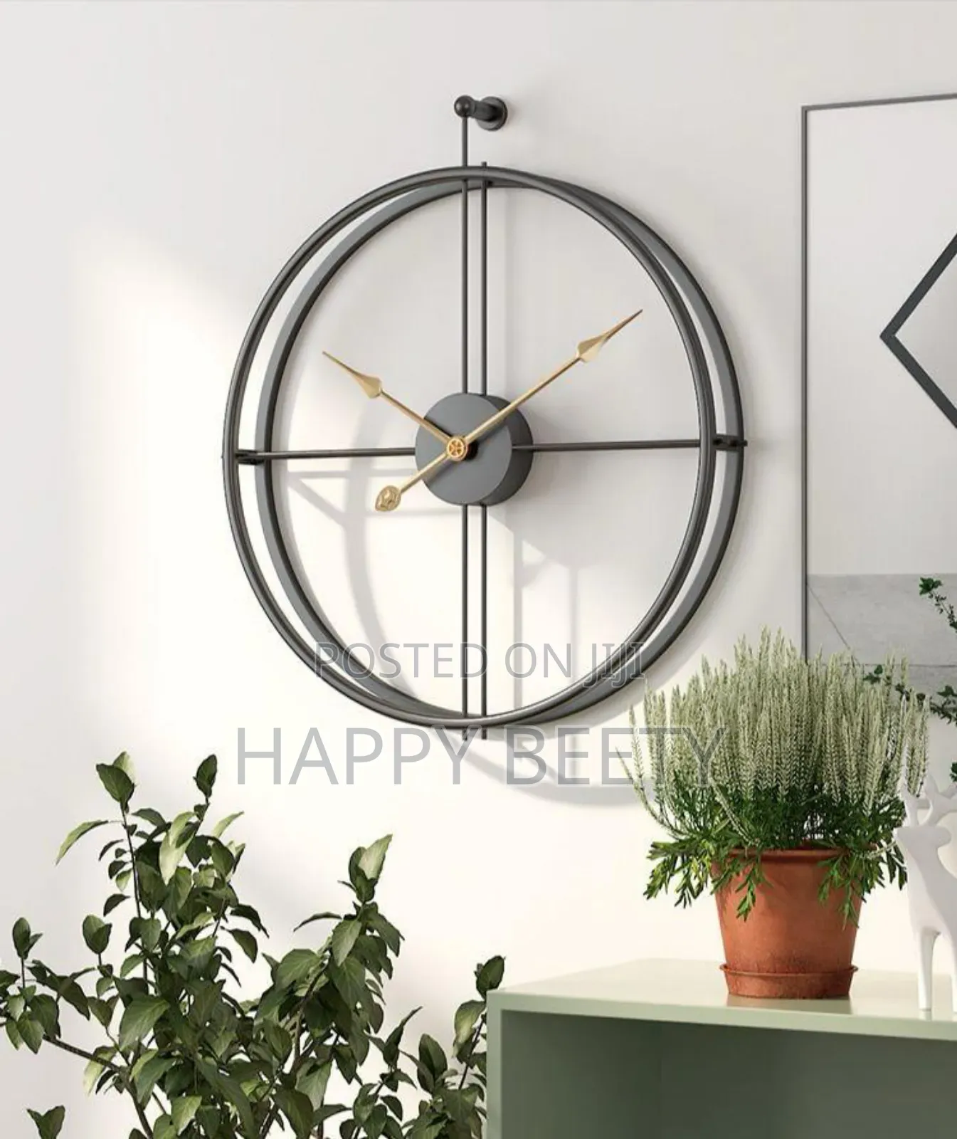Large Simple Home Decor Wall Clock