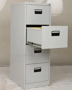 Office Cabinet:4-Drawer Office Metal Frame Storage Cabinet