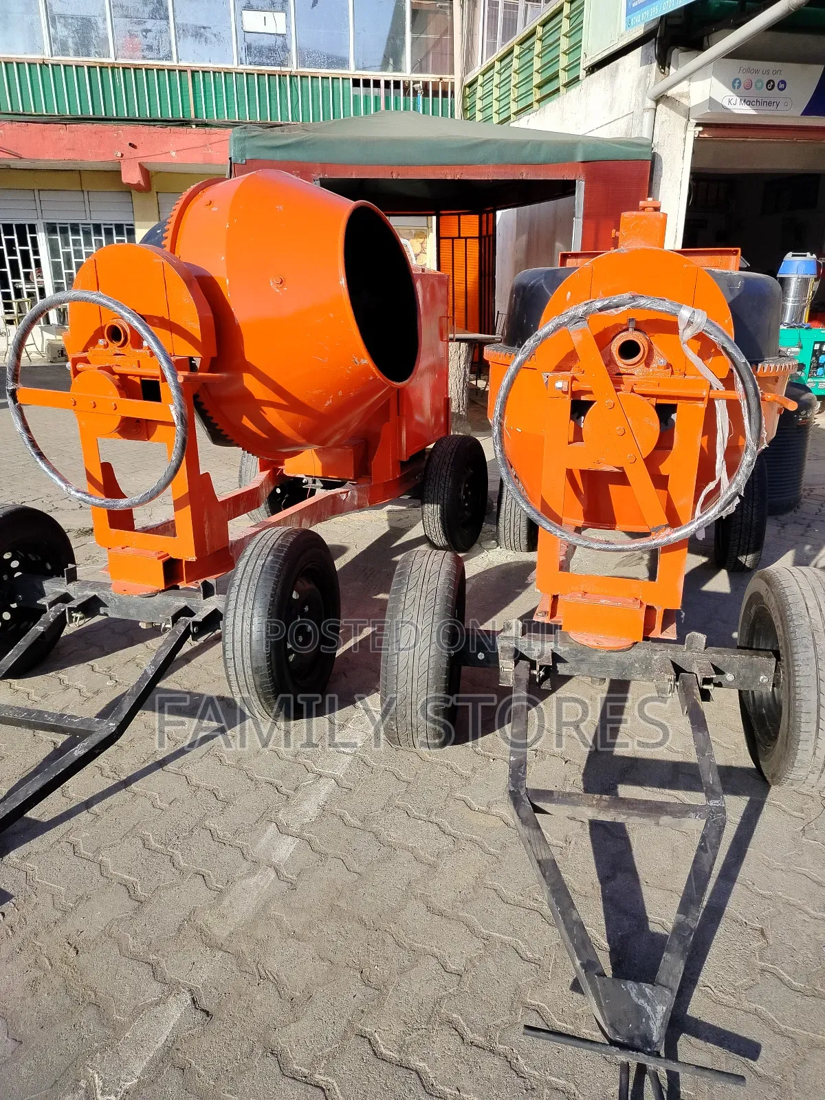Indian Concrete Mixer 500l Diesel Lister Engine.