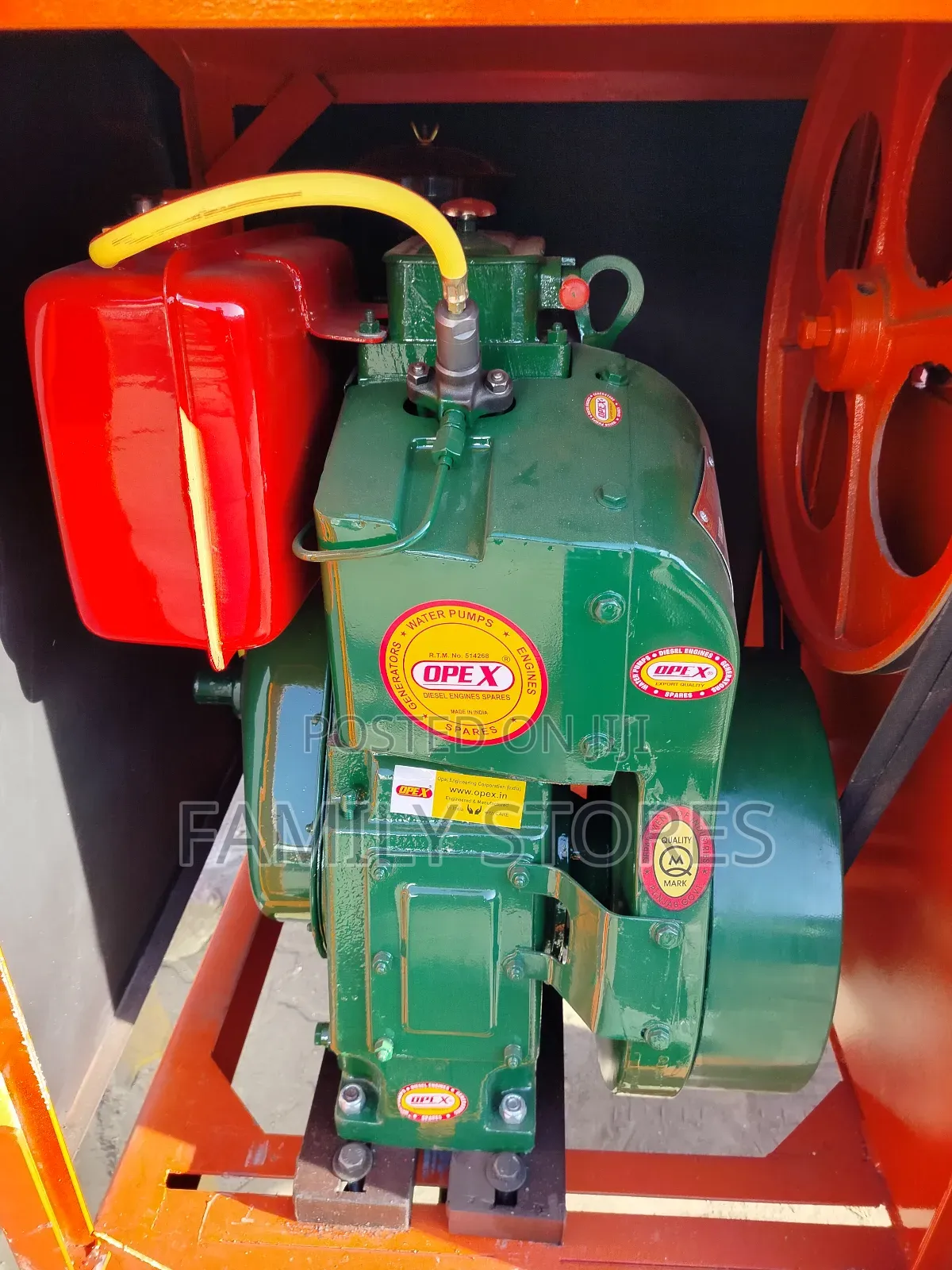 Indian Concrete Mixer 500l Diesel Lister Engine.
