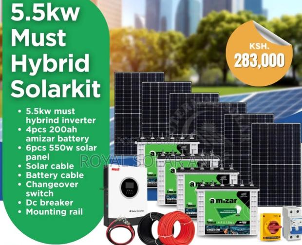 5.5kw Must Hybrid Fullkit MPPT - main view