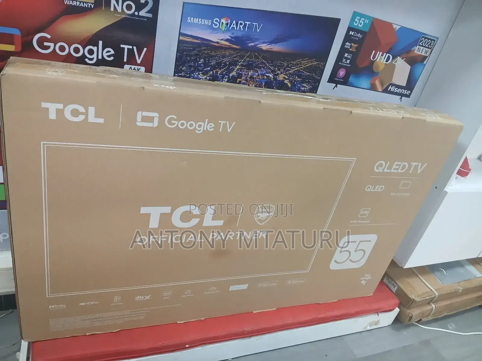 TCL 55′′ 55t6c Qled Smart Tv (New Model 2025