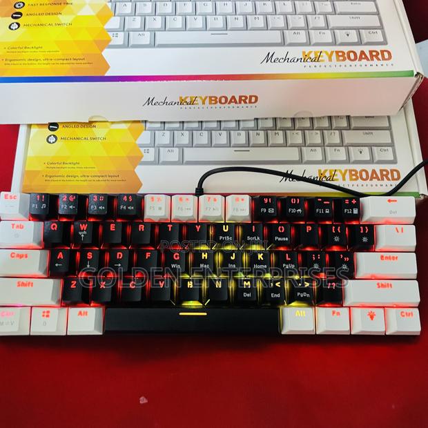 Multiple Backlight Ergonomic Fast Response Gaming Keyboard - main view