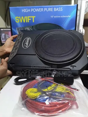 Swift Underseat Active Subwoofer, High Power, Pure Bass 800w