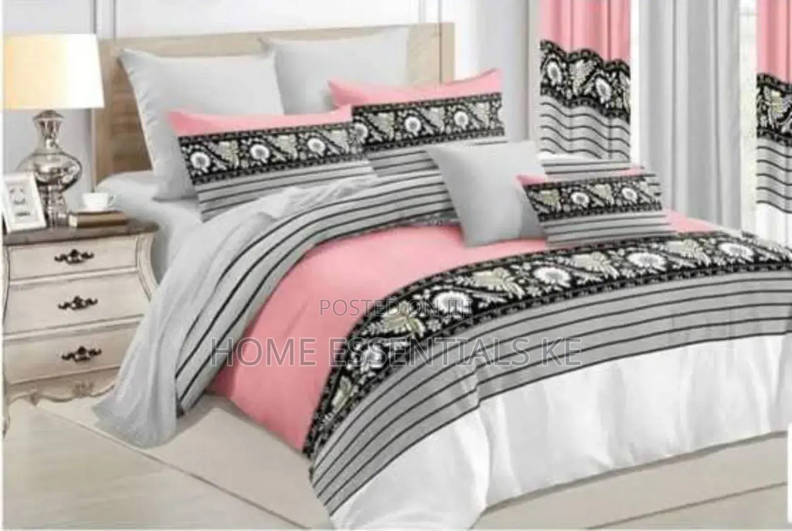 ✓6pcs Set 6*6 Duvet Cover Set With Matching Curtains