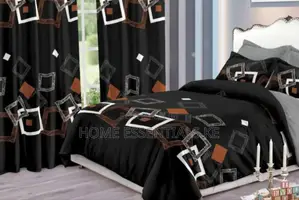 ✓6pcs Set 6*6 Duvet Cover Set With Matching Curtains