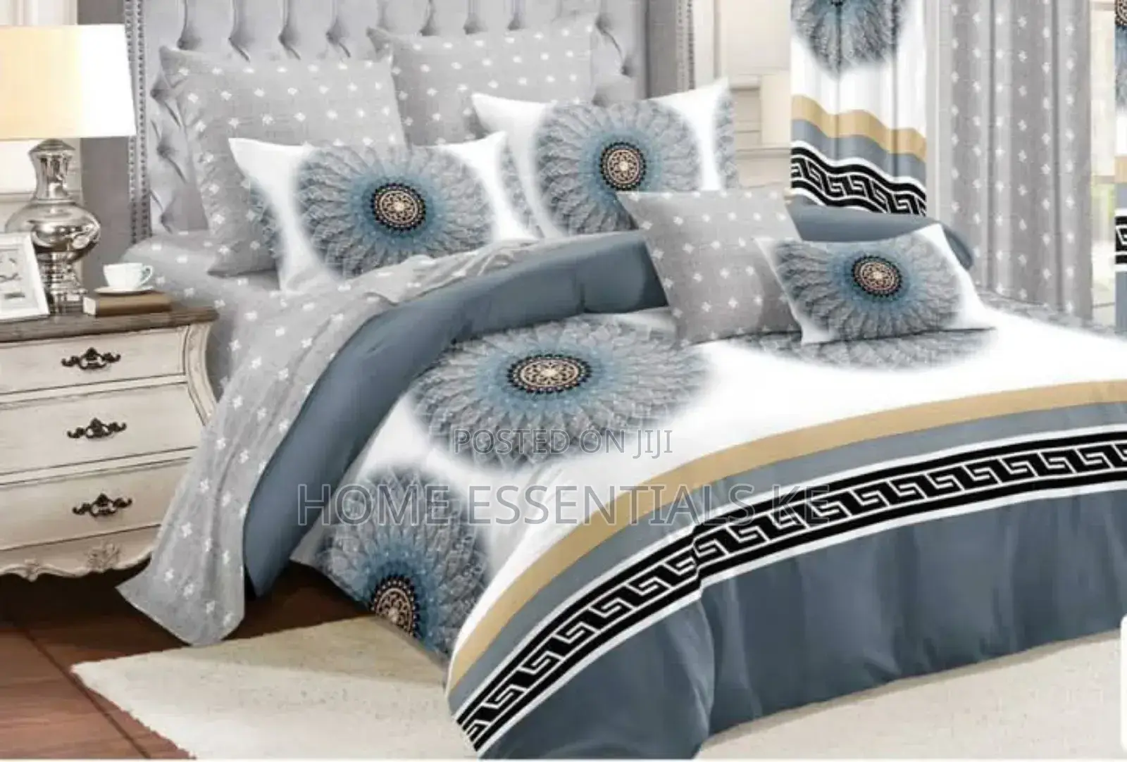 ✓6pcs Set 6*6 Duvet Cover Set With Matching Curtains