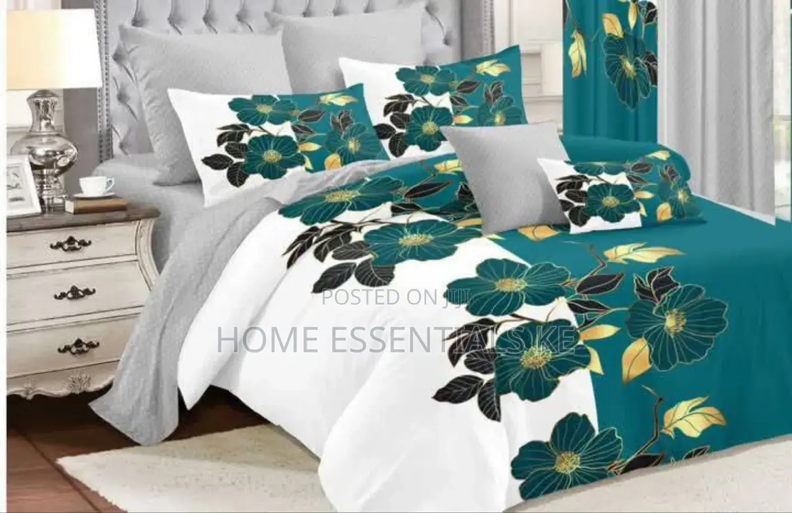 ✓6pcs Set 6*6 Duvet Cover Set With Matching Curtains