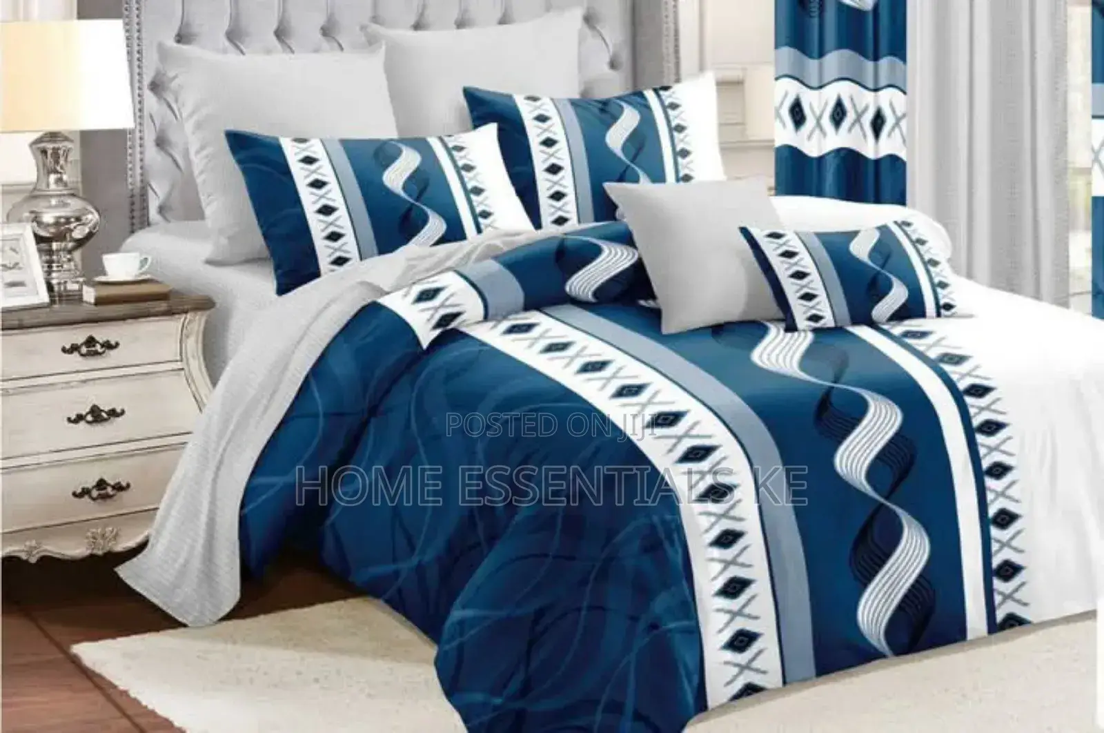 ✓6pcs Set 6*6 Duvet Cover Set With Matching Curtains