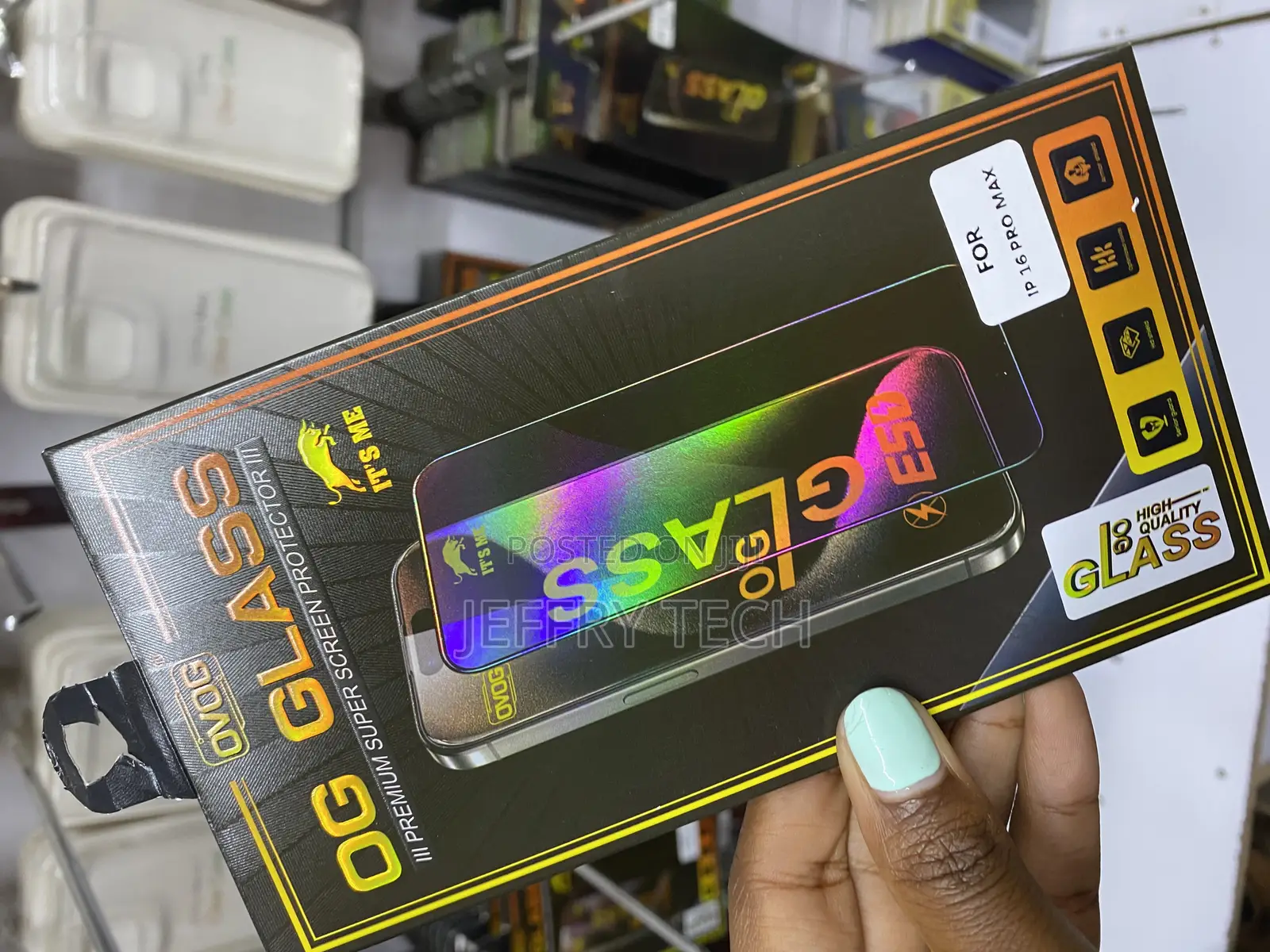 Anoowkoa Og Tempered Glass Protector for iPhone 16 Pro Max