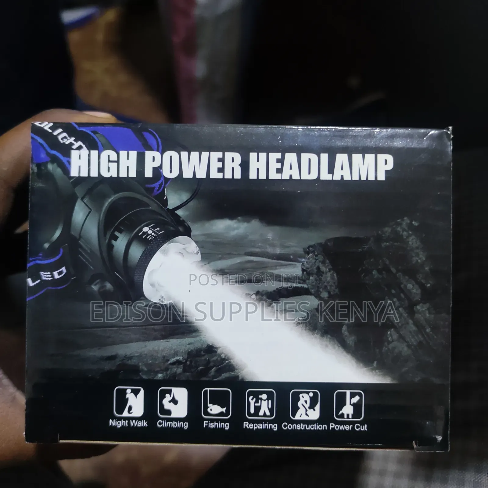 Zoom Headlamps Rechargeable Headlights Torch Zoomable