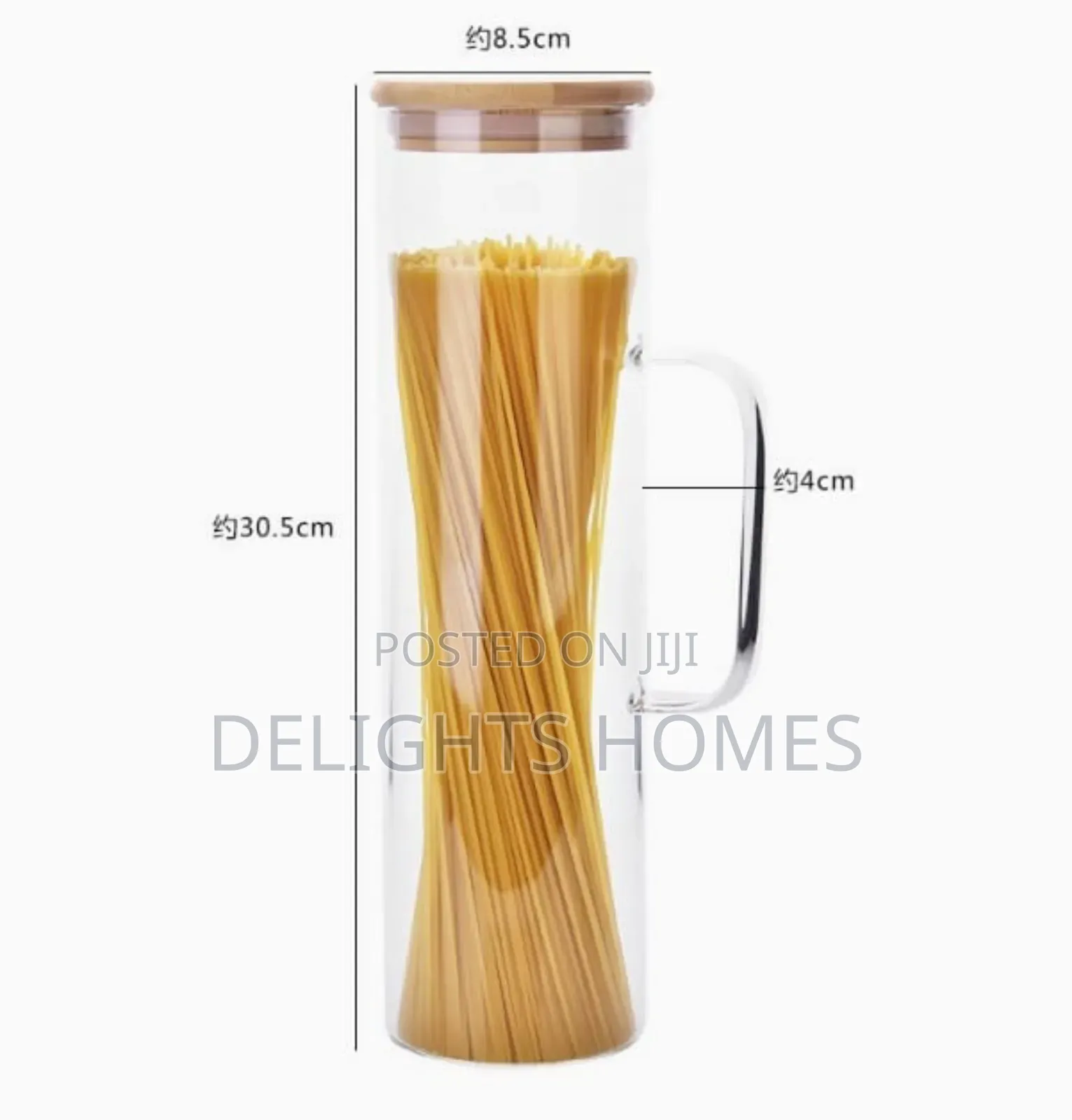 Italian Pasta Noodels Storage Jar_car