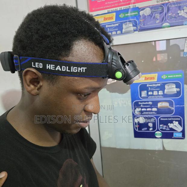 Zoom Headlamps Rechargeable Headlights Torch Zoomable - thumbnail 8