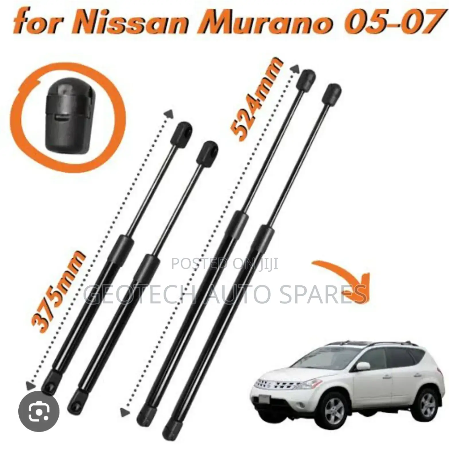 Nissan Murano Boot Shocks Available