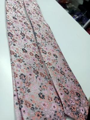 Coral,Peach Black Tea Drop Executive Single Ties - thumbnail 2