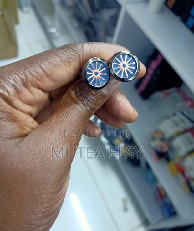 Silver,Blue Dusty Pink Executive Cafflings - main view