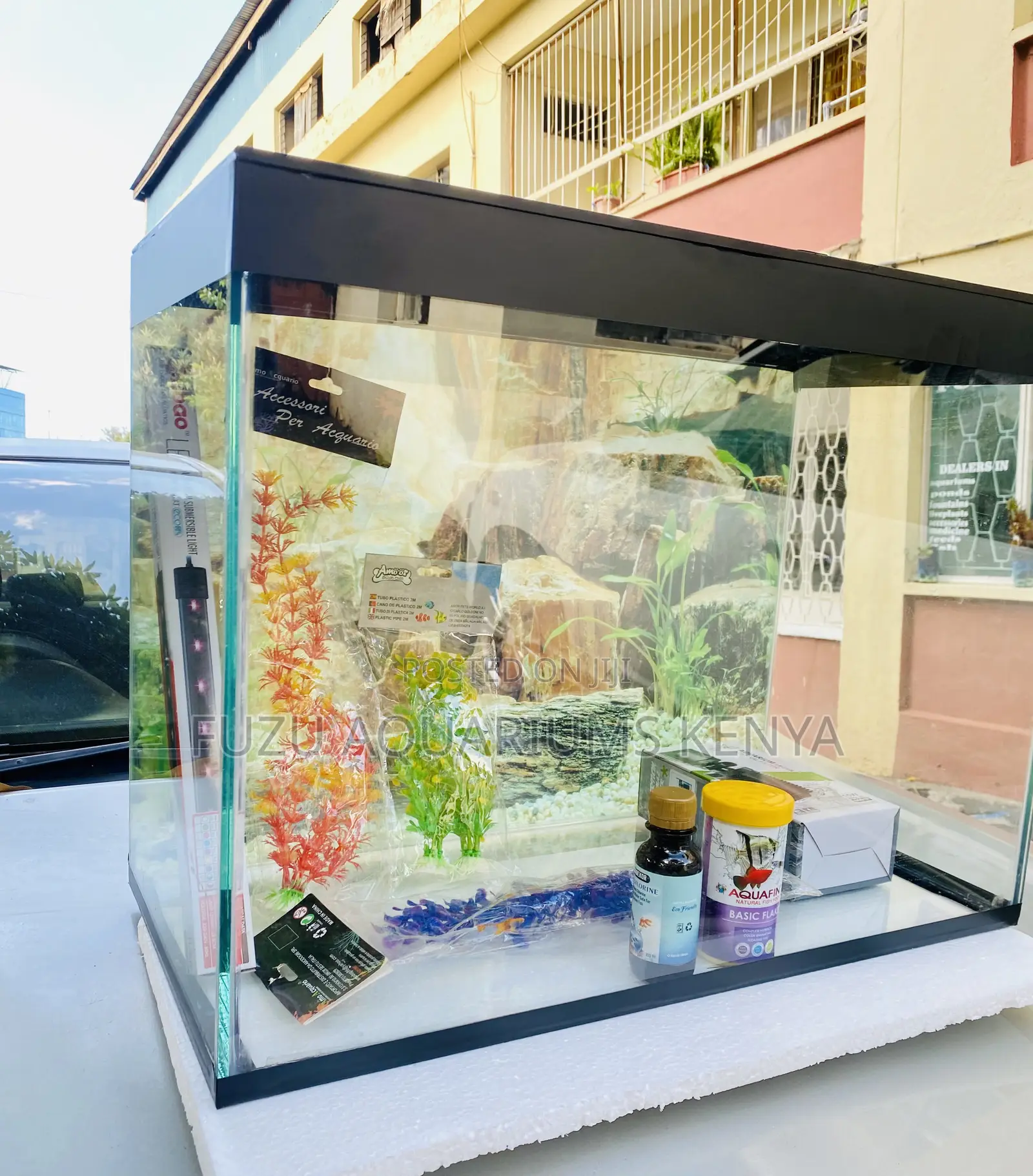 Aquarium Starter Kit – Fish, Food Equipment Included