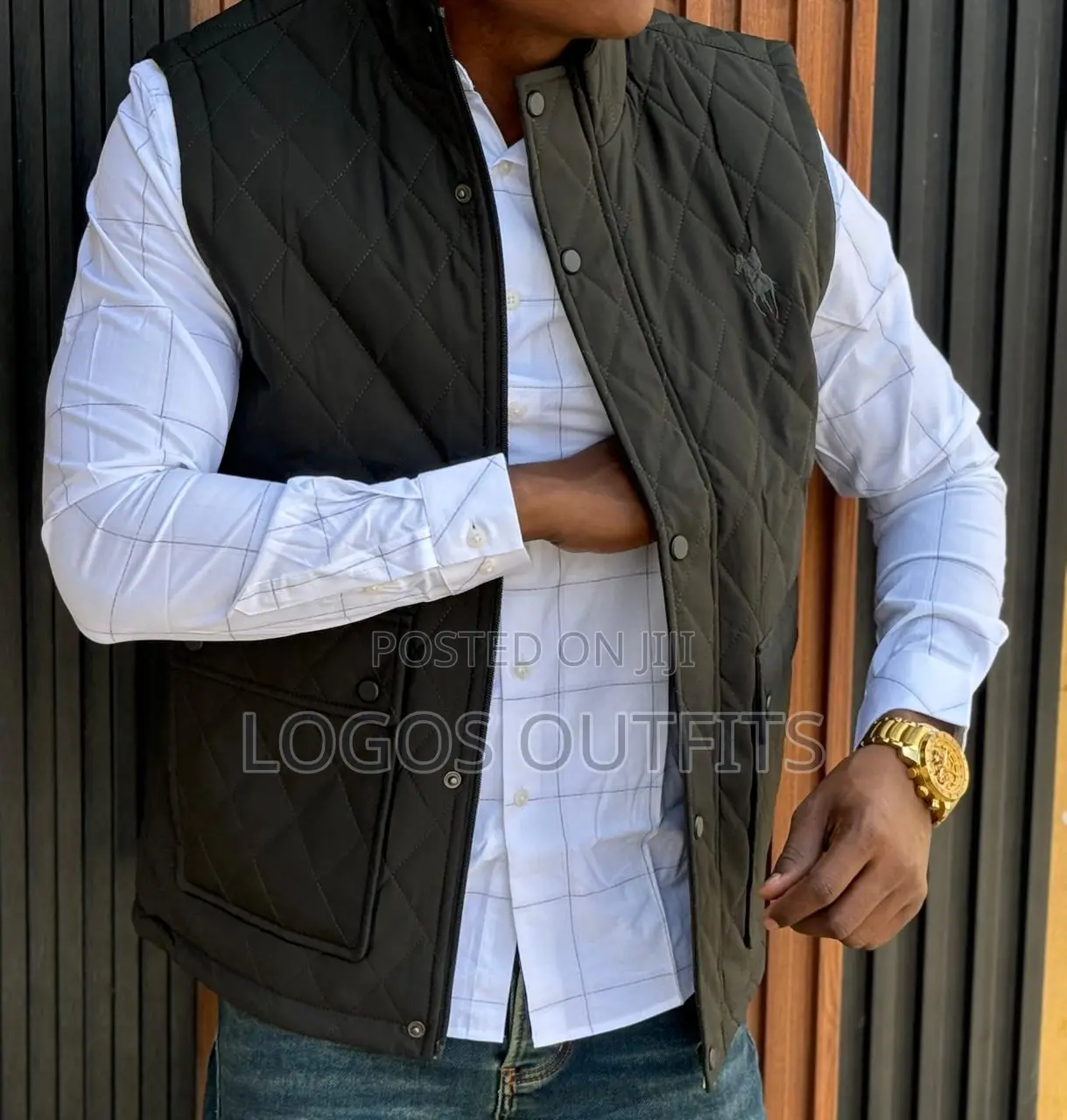 Men's Polo Half Jackets