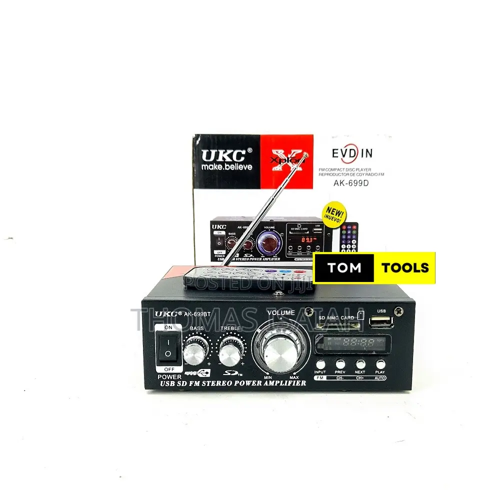 Ak-699d Hifi Stereo Audio Amplifier 500w 250w+250w Bluetooth