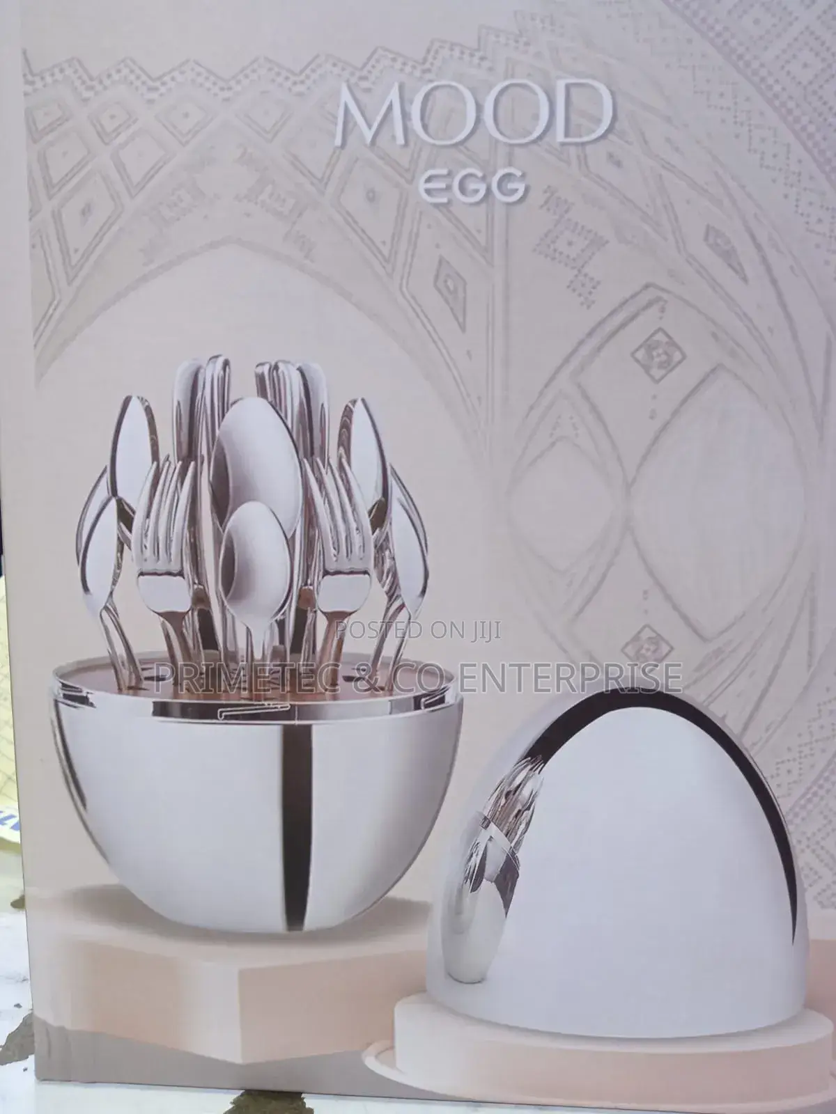 Egg Mood Cutlery 25pcs Set. Silver Colour KSH 2600