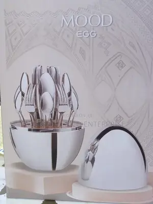 Egg Mood Cutlery 25pcs Set. Silver Colour KSH 2600