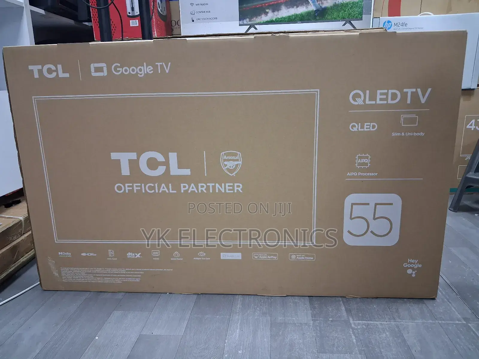 TCL 55′′ 55t6c Qled Smart TV (New Model 2025)