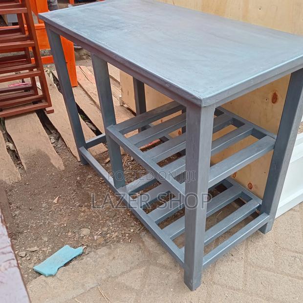 Grey Kitchen Table - main view