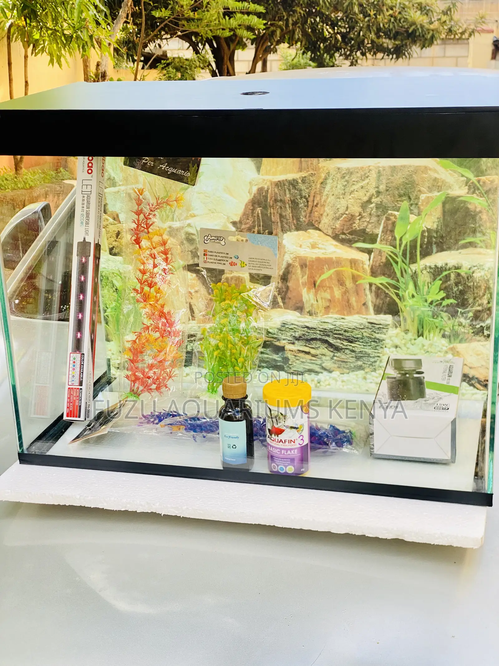Zen in a Tank – Fully Equipped Aquarium Set