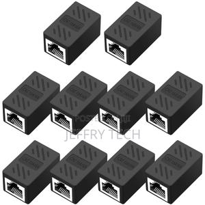 Rj45 Cat6 Coupler Ethernet Extender Connector, 10 Pack in Li - thumbnail 2