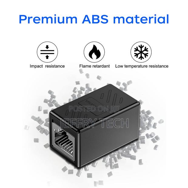 Rj45 Cat6 Coupler Ethernet Extender Connector, 10 Pack in Li - thumbnail 3