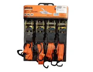 Heavy Duty Ratchet Tie Down Straps 4pcs 1200lbs